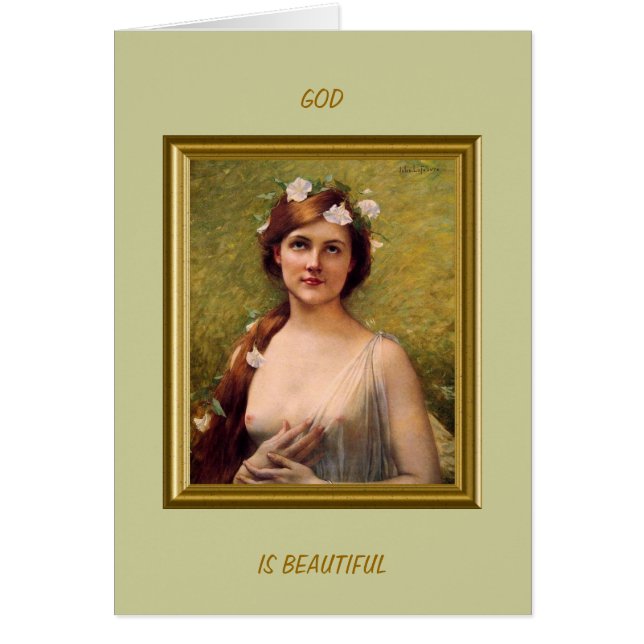 CARTÃO DEUS É LINDO (Frente)