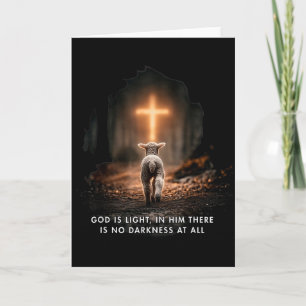Cartão Deus É Luz Nele Não Há Nenhuma Escuridão Ch