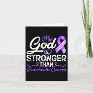 Cartão Deus é Mais Forte que o Câncer de Mama Pancreático