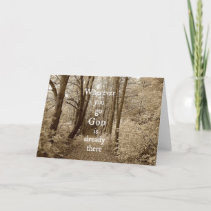 Cartão Deus Inspirativo Já Existe Citação Cristã