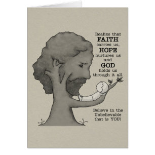 Cartão Deus nos segura