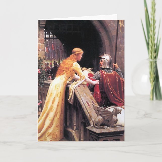 Cartão Deus Speed por Edmund Blair Leighton (Frente)