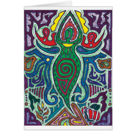 Cartão Deusa, calma no caos