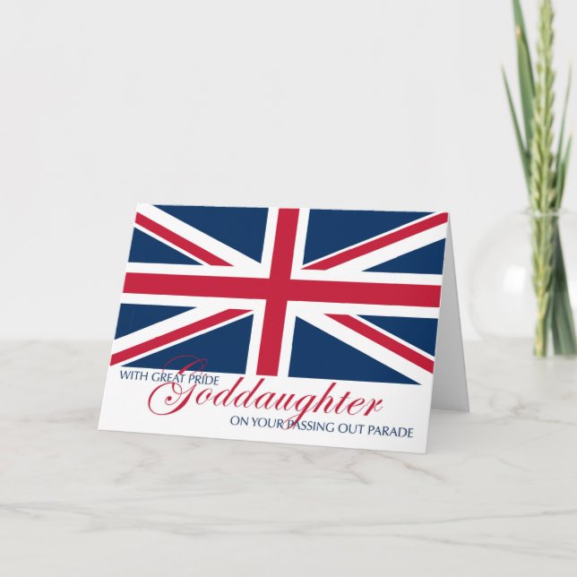 Cartão Deusa Desaparecendo Parabéns do Desfile (Frente)