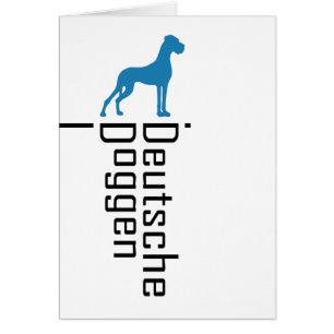 Cartão Deutsche Doggen