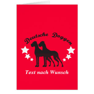 Cartão Deutsche Doggen