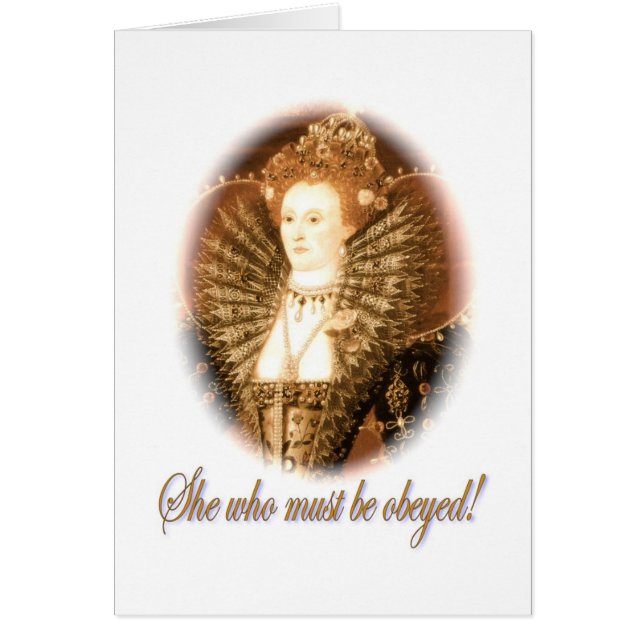 Cartão Deve ser obedecida (Frente)