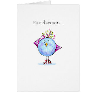 Cartão Deve ver PARA DENTRO!