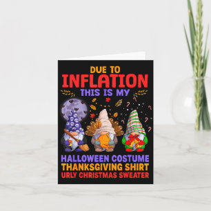 Cartão Devido à Inflação Este é o Meu Fantasma de Hallowe