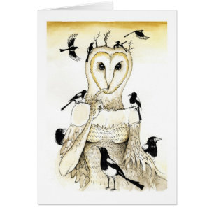 Cartão Dez para um pássaro que você não deve faltar