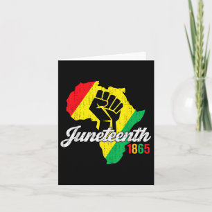 Cartão Dezembro 19 de junho de 1865 Liberdade Africano Ne