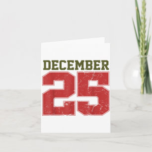 Cartão Dezembro 25 angustiado