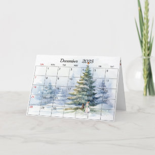 Cartão Dezembro de 2025 Mês de Natal