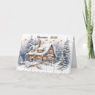 Cartão Dezembro de 2025 Mês de Natal