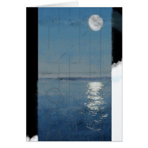 Cartão Dia 2 da génese: Pintura digital das águas 2014