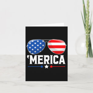 Cartão Dia 4 de julho Dia da Independência Americana Band