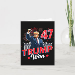 Cartão Dia 5 da Inauguração do Presidente Donald Trump