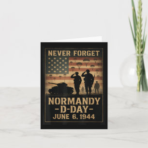 Cartão Dia 811 Aniversário da rua Normandia 1944 Tribo Mi