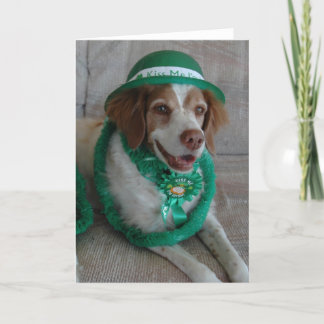Cartão DIA BRITTANY do ST. PATRICKS - personalizado