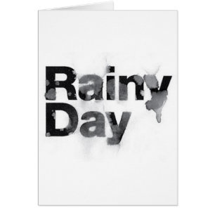 Cartão Dia chuvoso