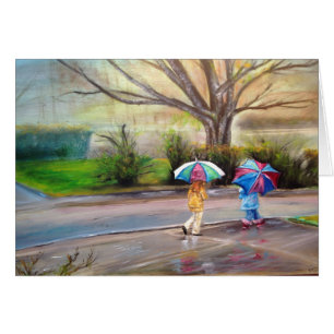 Cartão "Dia chuvoso perfeito "