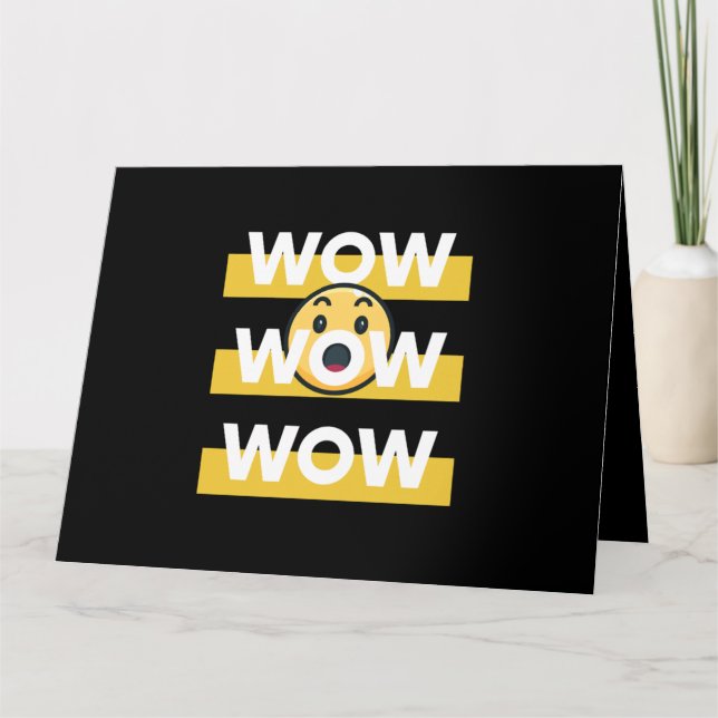 Cartão dia clássico grátis wow (Frente)