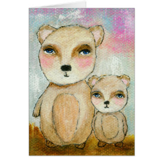 Cartão Dia da aventura, a floresta lunática carrega a