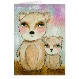 Cartão Dia da aventura, a floresta lunática carrega a