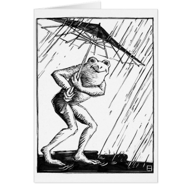 Cartão Dia da chuva (Frente)