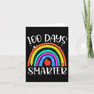 Cartão Dia Da Escola 100 Dias Mais Inteligente Professor