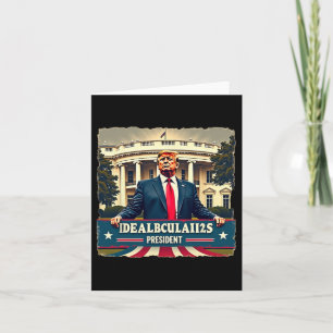 Cartão Dia da Inauguração Presidente Donald Trump 2025 Me