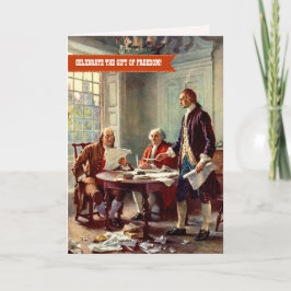 Cartão Dia da Independência, 4 de julho de Belas Artes