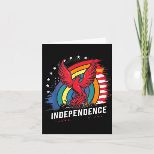 Cartão Dia da independência dos EUA
