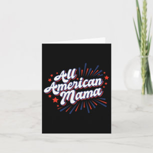 Cartão Dia da Independência dos Eua de julho - Toda a Mam