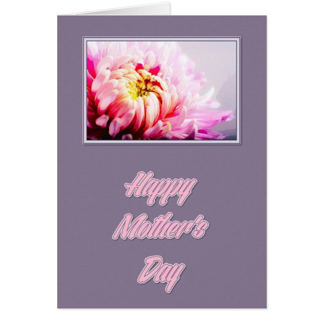 Cartão Dia da Mãe do Chrysanthio (Frente)