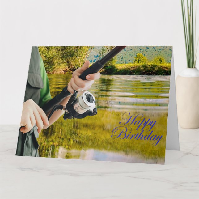 Cartão Dia da Pesca (Frente)