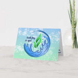 Cartão Dia da Terra 2025 Nosso Poder Nosso Planeta Crest