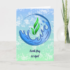 Cartão Dia da Terra 2025 Nosso Poder Nosso Planeta Crest