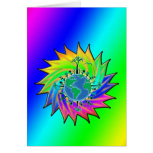 Cartão Dia da Terra ~ Explosão Solar