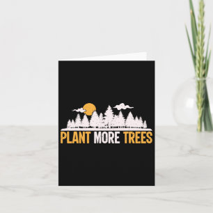 Cartão Dia da Terra - Plante Mais Árvores Abraçador de Ár