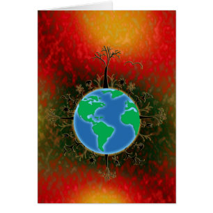 Cartão Dia da Terra ~ Sunset