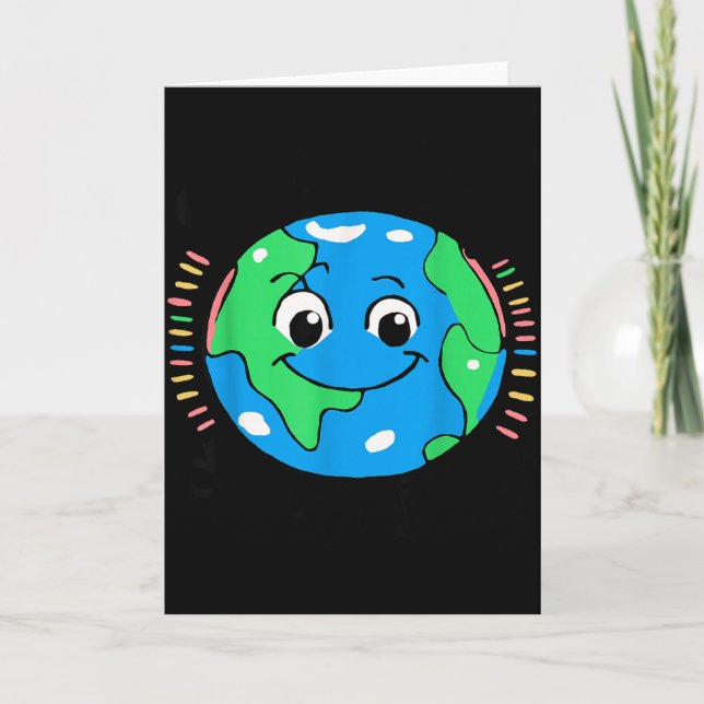 Cartão Dia da Terra Toda Proteção Ambiental  (Frente)