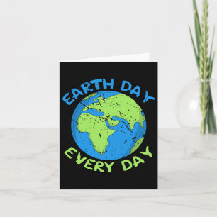 Cartão Dia da Terra Todos os dias Dia da Terra 1 Aniversá