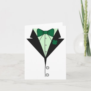 Cartão Dia das Bruxas de Leprechaun na Irlanda