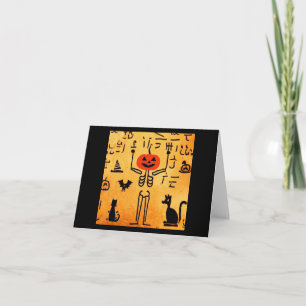 Cartão Dia das Bruxas do Egito 4
