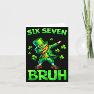 Cartão Dia das crianças st patricks 67 leprechaun dab sei