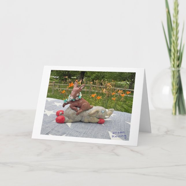 Cartão Dia das Eleições - Animais Políticos (Frente)