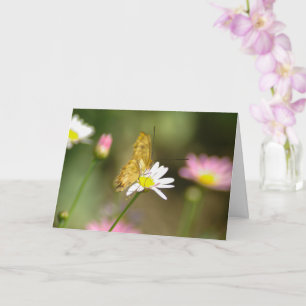 Cartão Dia das Mães Borboleta Floral para Todas as Ocasõe