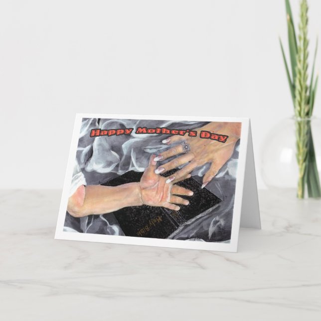 Cartão Dia das mães do marido (Frente)