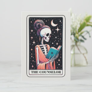 Cartão Dia das Mães Esqueleto O Conselheiro Tarot